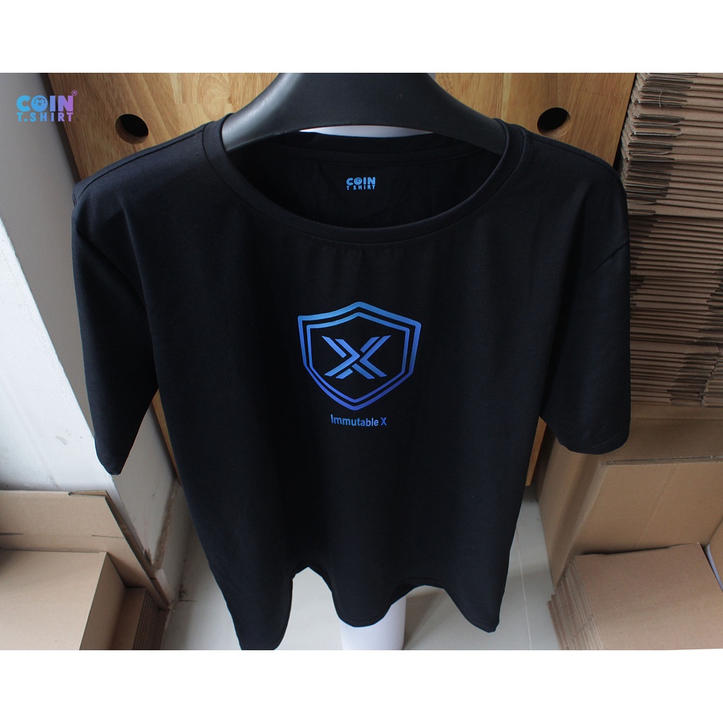 Áo Polo cao cấp Immutable X (IMX) Binance, Bitcoin, Cointshirt