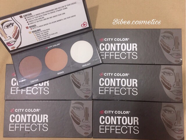 Bảng Phấn Tạo Khối Và Highlight City Color Contour Palette