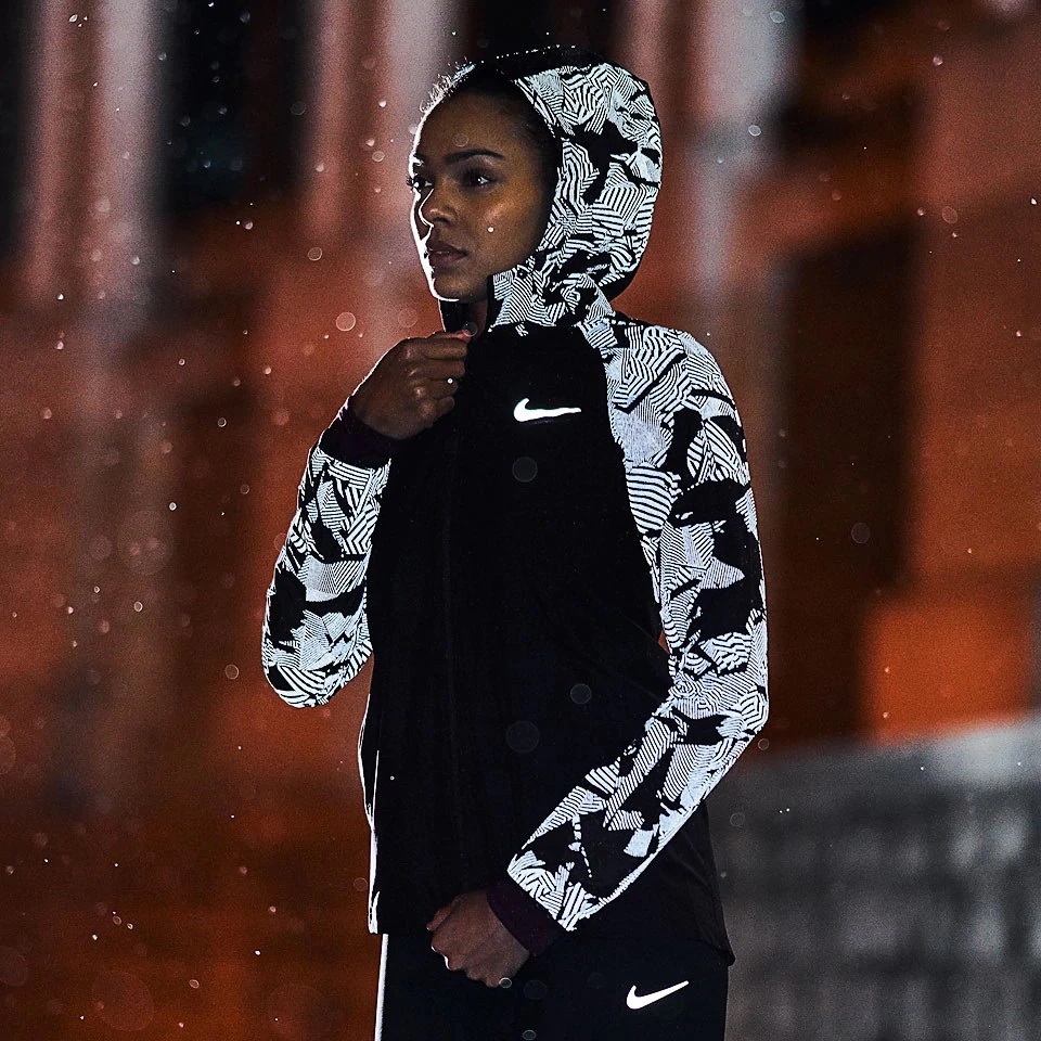 ÁO KHOÁC NAM NIKE RUNNING FLASH REFLECTIVE JACKET - ĐEN