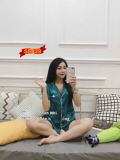 Set bộ pijama phi bóng nơ đùi