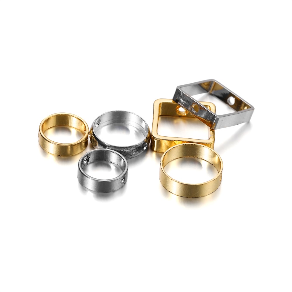 Bộ 10 khung đính hạt tròn St.kunkka làm trang sức