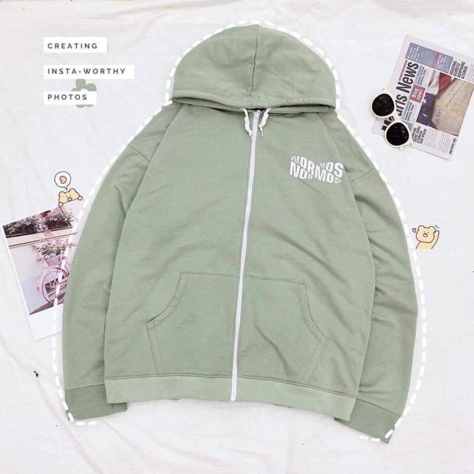 Áo Khoác Hoodie Chống Rét dành cho nam cho nữ LOKI SHOP in hình Normos, Form Rộng có dây kéo có 2 Màu Kiểu Unisex | BigBuy360 - bigbuy360.vn