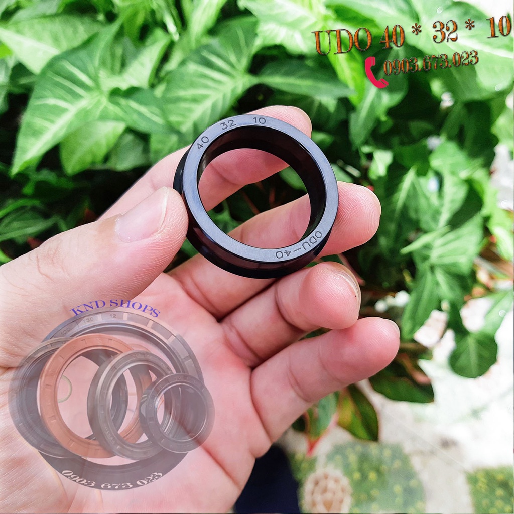 Gioăng phớt thủy lực UDO 40*32*10, phớt chắn dầu thủy lực chuyên cho máy đào, máy xúc, cẩu và xe nâng | KND Shops