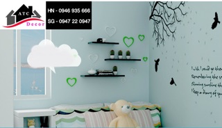 3 đợt gỗ trang trí 40,50,70