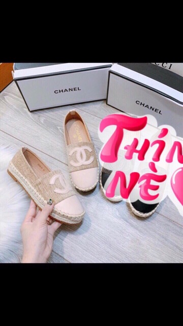 Giày slipon viền cói