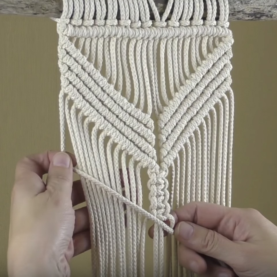 Dây thừng se cotton size 5mm màu ngà vàng, kem sữa macrame