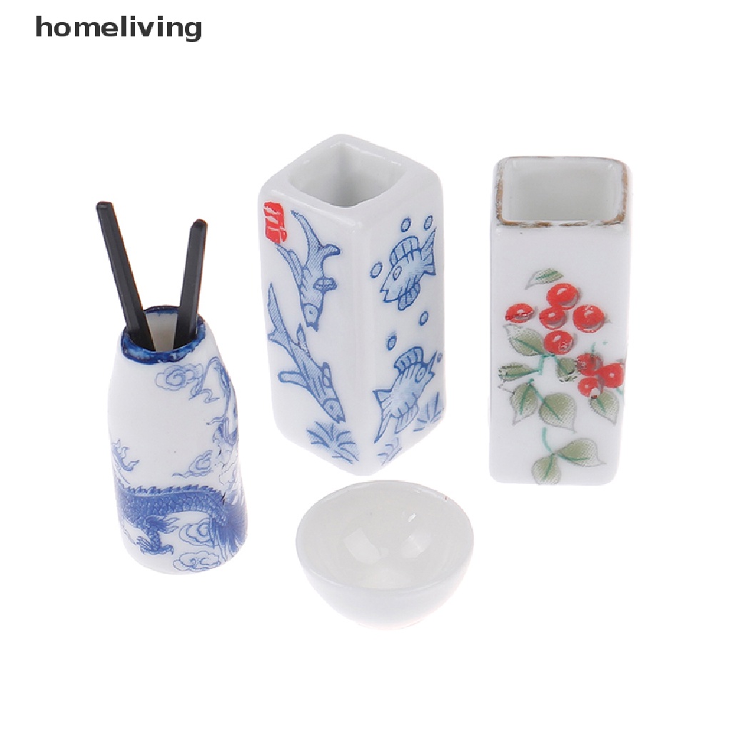 Giá Đỡ Đũa Mini Bằng Gốm Tỉ Lệ 1: 12 Trang Trí Nhà Búp Bê