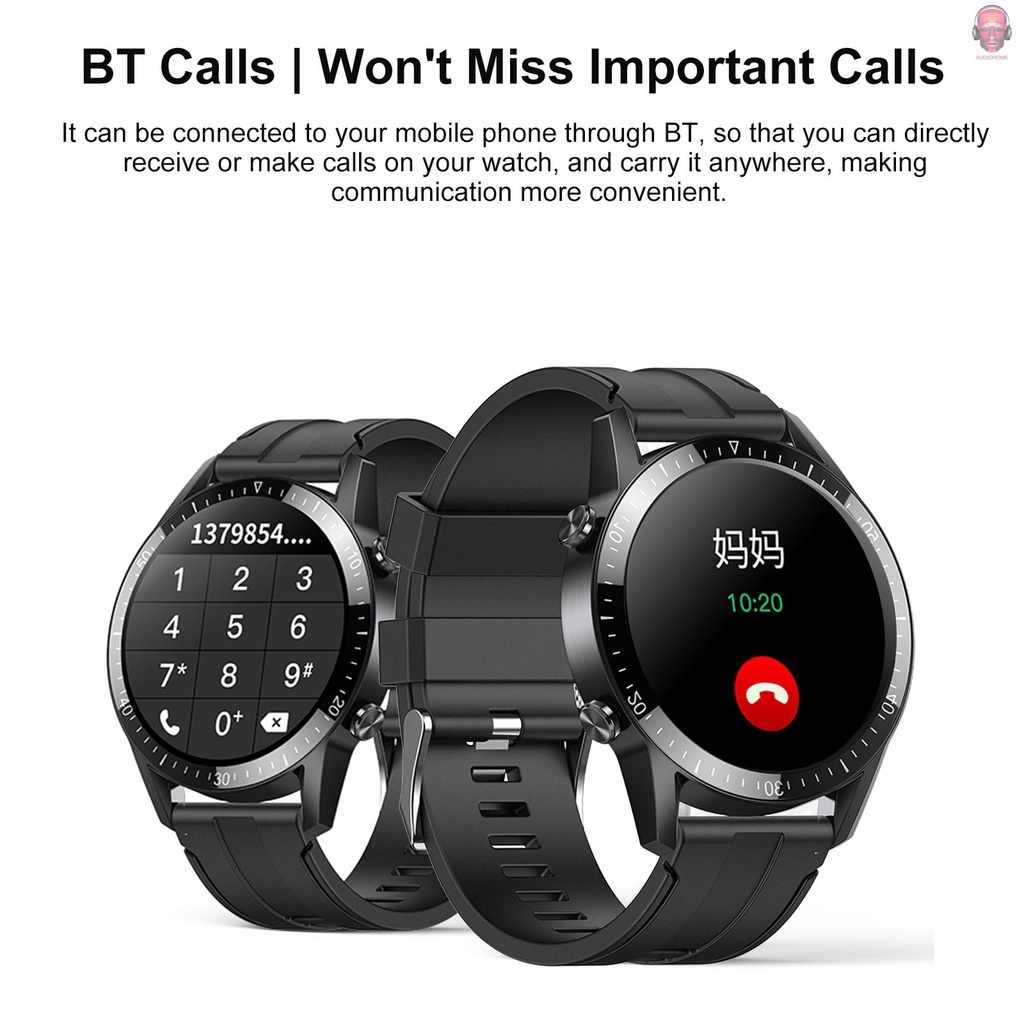 Đồng Hồ Thông Minh TM02 Chống Thấm Nước Hỗ Trợ Theo Dõi Nhịp Tim Huyết Áp Màn Hình Cảm Ứng IP67