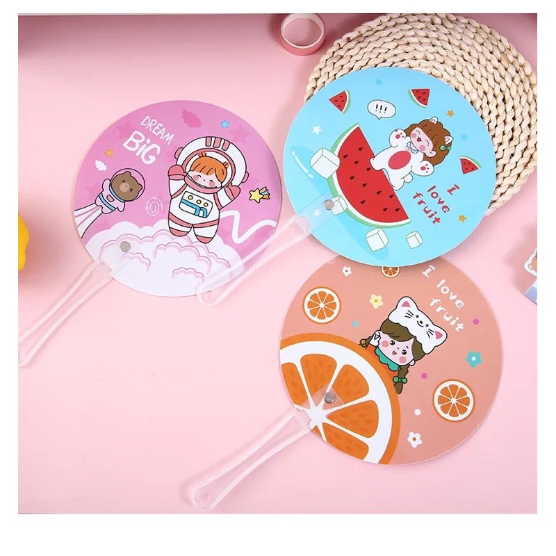 Quạt Mini Cầm Tay Hình Tròn Nhiều Mẫu Xinh Xắn - Mẫu Mới Hot 2021 | BigBuy360 - bigbuy360.vn