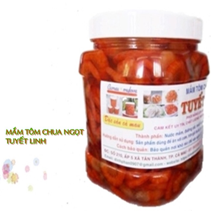 Keo 1 kg mắm tôm chua ngọt Tuyết Linh trộn gỏi đu đủ làm nhà, thơm ngon chất lượng, ngon tuyệt