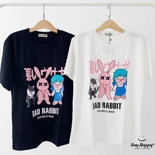 Áo thun Say Happy unisex in hình BAD HABITS cực cool ngầu