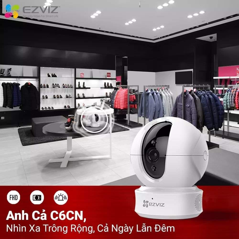[SIÊU HOT]CAMERA WIFI THÔNG MINH QUAY QUÉT EZVIZ C6N 1080P, C6CN 720P - CHÍNH HÃNG BH 2 NĂM | BigBuy360 - bigbuy360.vn