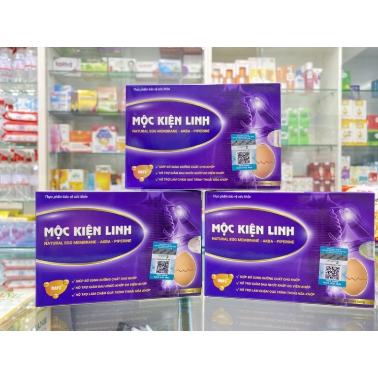 [Chính hãng] VIÊN KHỚP MỘC KIỆN LINH – Hỗ trợ giảm đau mỏi khớp, sưng khớp, bổ sung dưỡng chất cho khớp (20 viên)