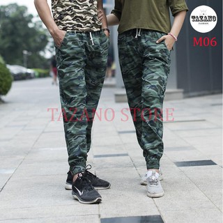 Quần Jogger Kaki Nam - Nữ Co Giãn 4D Hàng Xuất Khẩu (Màu Rằn Ri)