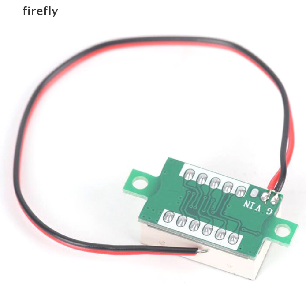 Vôn Kế 3 Dây Mini DC 0-100V Màn Hình LED Hiển Thị Điện Áp 3 Chữ Số