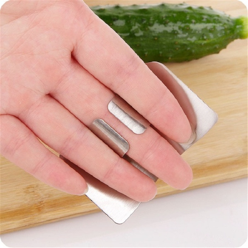 Dụng Cụ Bảo Vệ Ngón Tay Khi Cắt Thực Phẩm Bằng Thép Không Gỉ