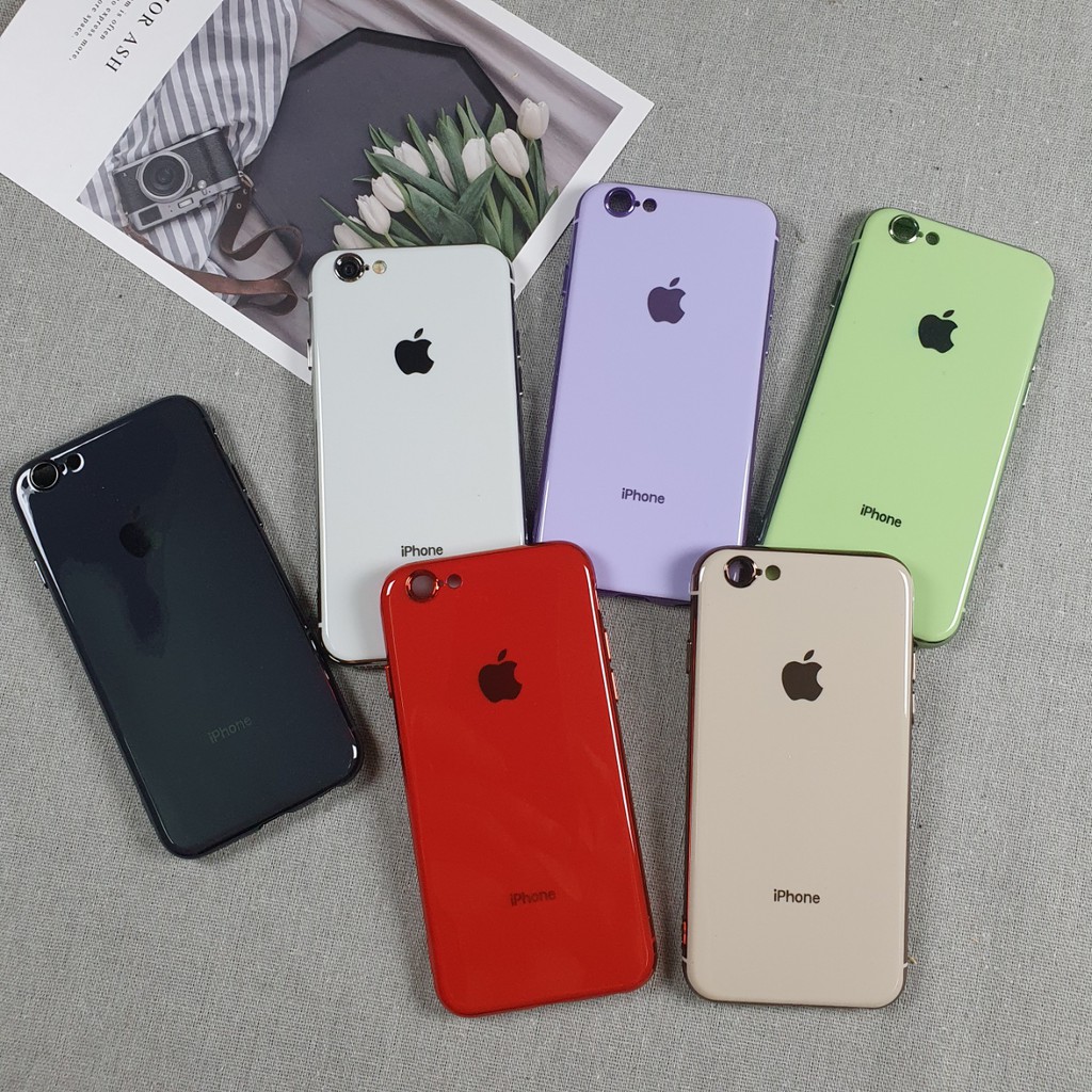 Ốp dẻo màu trơn ip 6,6s / 6plus,6s plus/ 7, 7plus/ 8, 8plus/ X/ XS/ XR