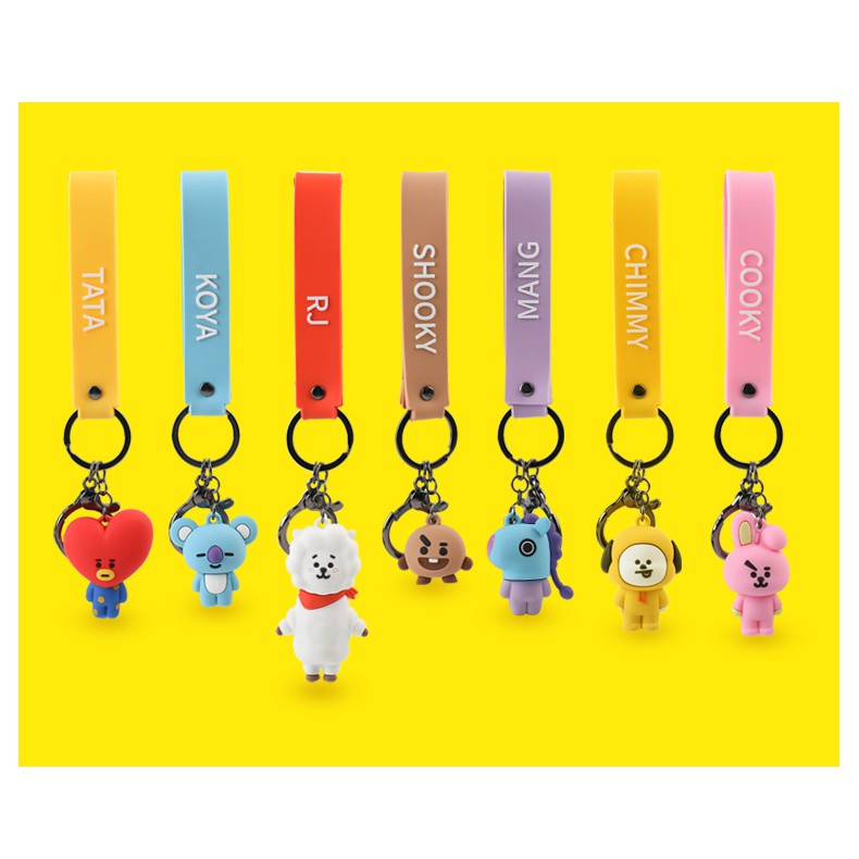 Móc Khóa Nhân Vật BT21, Bộ Móc Khóa BTS