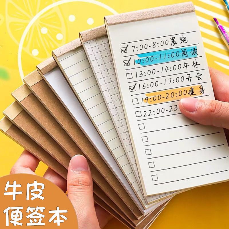 TRetro sổ tay nhỏ, nhỏ cầm mini, kế hoạch thời khóa biểu, từ vựng tiếng Anh cho học sinh, ghi nhớ, nhớ