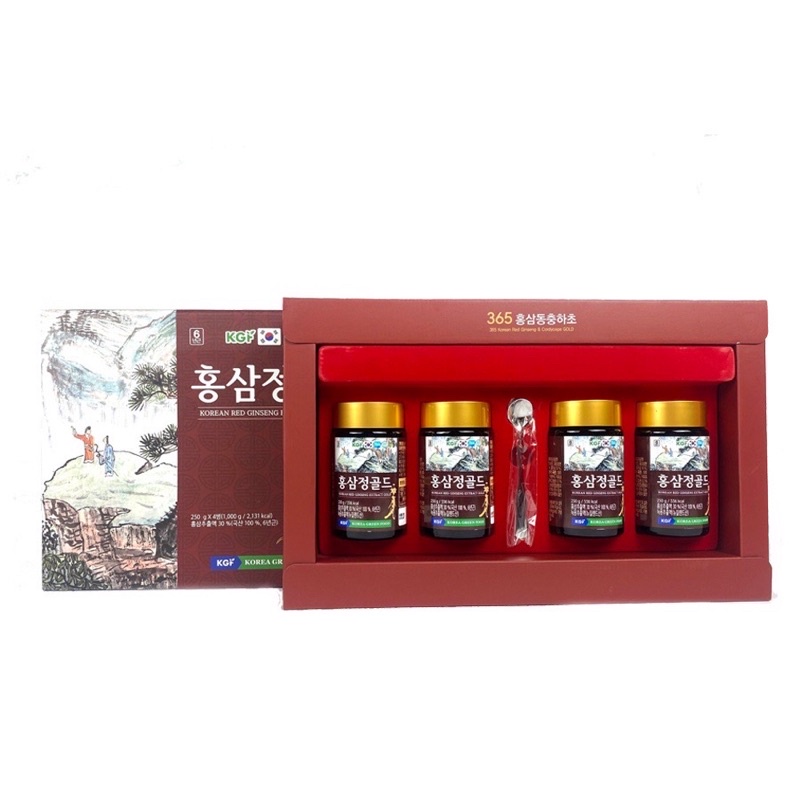 [HÀNG MỚI] Cao Sâm Núi Cao Cấp KGF Hàn Quốc Hộp 4 lọ x 250gr