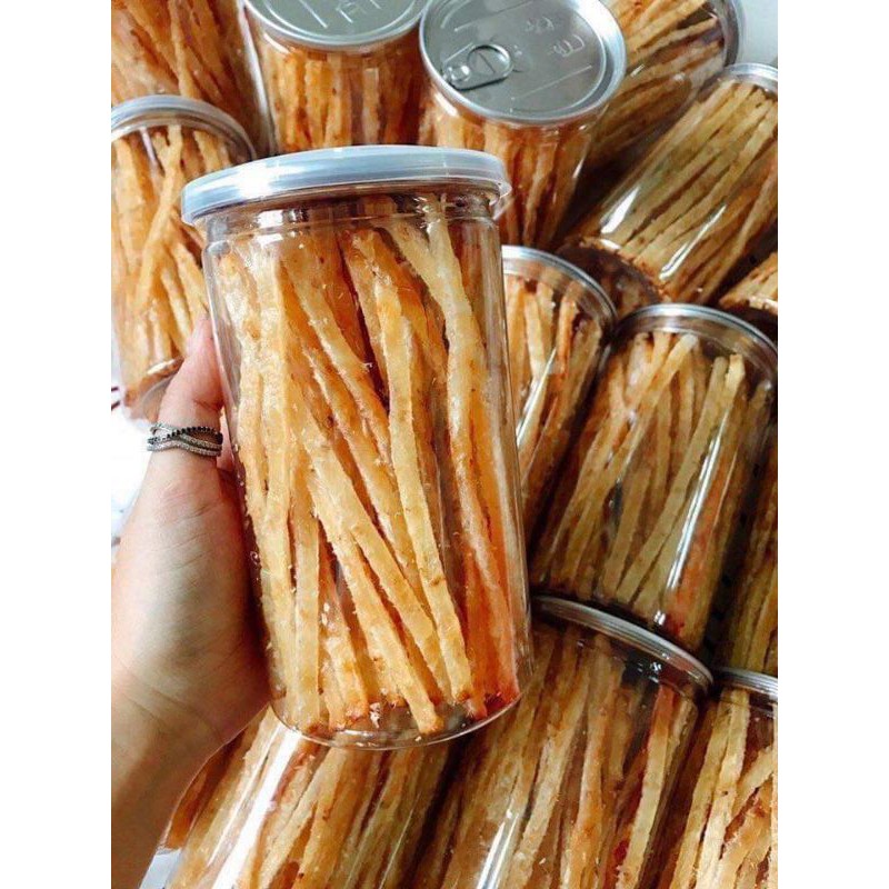 KHÔ CÁ THIỀU QUE LON PET 250G