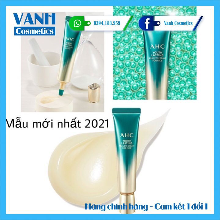 |Đủ Size- mới nhất 2021| Kem Mắt AHC ULTIMATE REAL EYE CREAM FOR FACE - Vanh Cosmetics | BigBuy360 - bigbuy360.vn