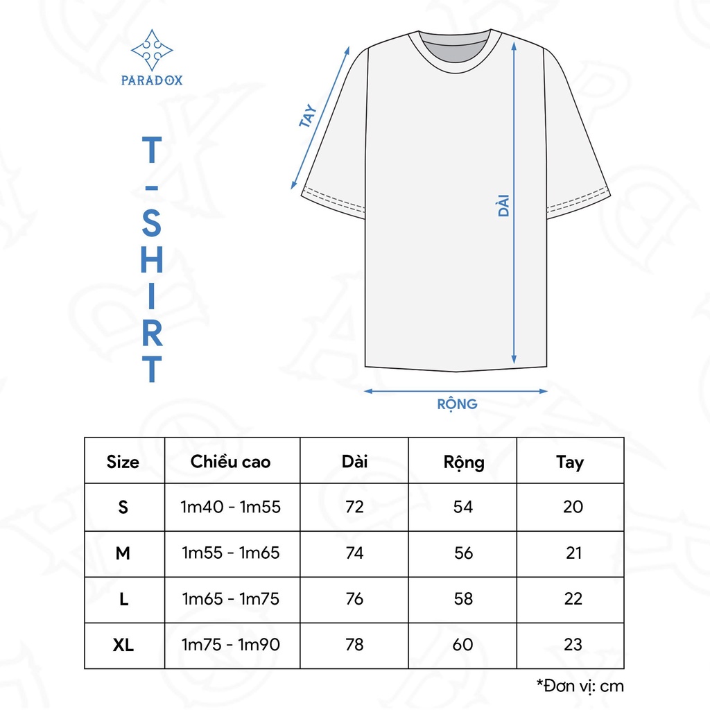 Áo thun form rộng Paradox tay lỡ - Unisex - In hình - KIDDO - Màu trắng