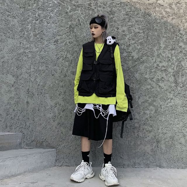 [Mã FATHANG5 giảm 10K đơn 50K] [ORDER] Áo khoác gile túi hộp ulzzang siêu ngầu | BigBuy360 - bigbuy360.vn