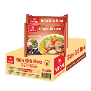 Bún Giò Heo Vifon, thùng 30gói, 65gam/gói