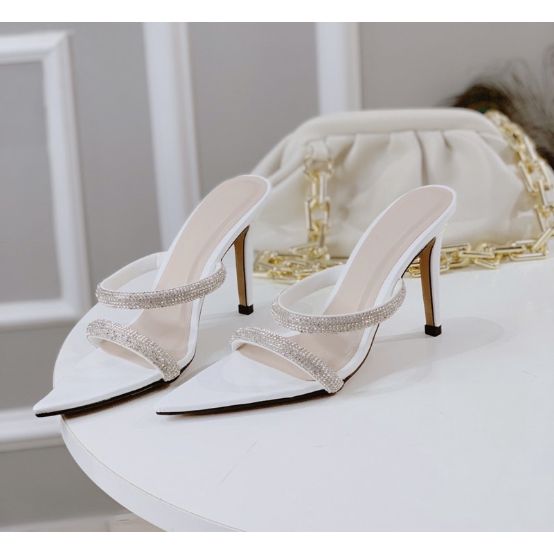 ❄️HÀNG CÓ SẴN❄️ Guốc xoàn 2 quai g nhọn 9cm