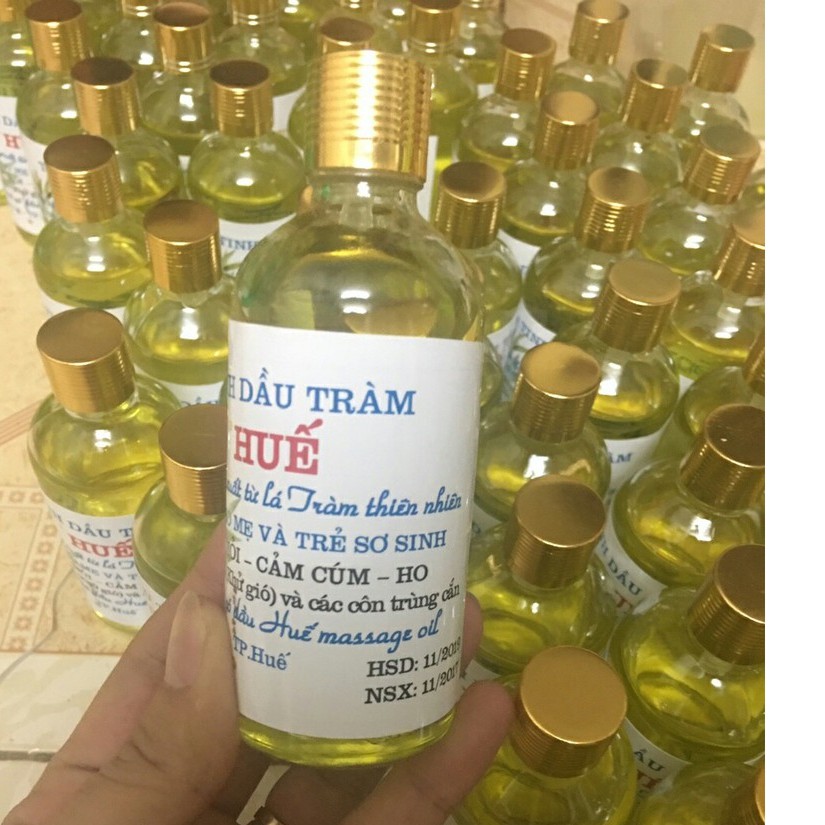 (Combo 10 chai) Tinh dầu tràm Huế nguyên chất (hàng loại 1) : chai 20ml