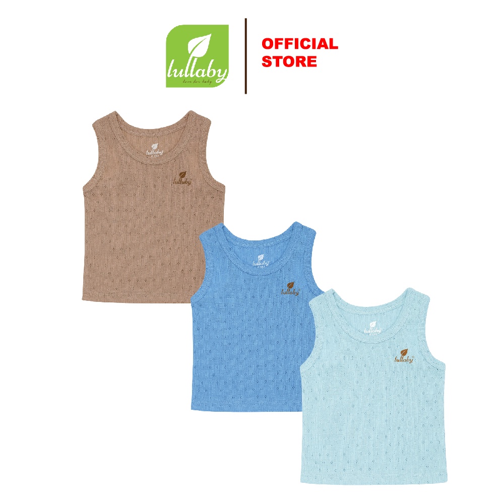 LULLABY - Áo 3 lỗ bé trai NH361M (Dáng ôm)