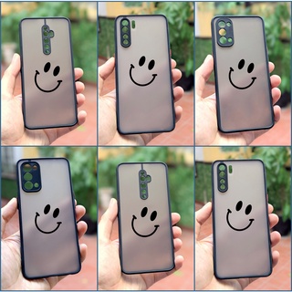 Ốp Lưng Viền Dẻo Mặt Cười, Bảo Vệ Camera OPPO Reno 2F/Reno 2Z/Reno 3/Reno 4/Reno 5