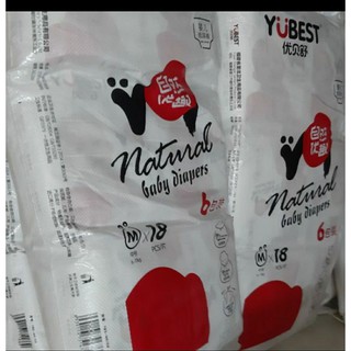 Tã dán/tã quần yubest natural S132.M108.L96.Xl84.Xxl72
