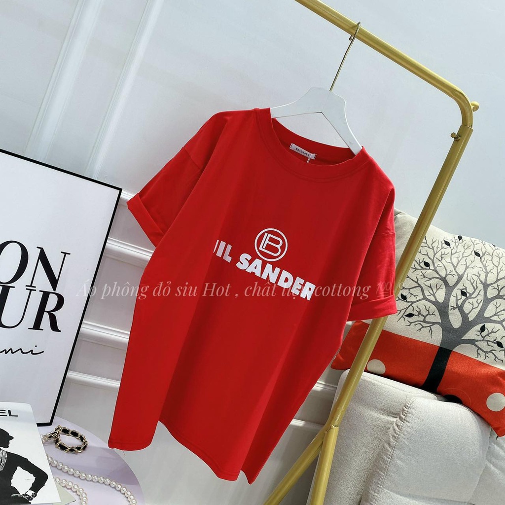 [ SIÊU PHẨM 2022] Áo Thun Nữ Jil Sandnr form rộng Cổ Tròn - ZADOLA FASHION