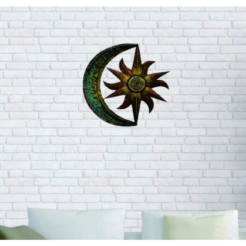 Sắt uốn mỹ nghệ hình mặt trời trang trí nhà