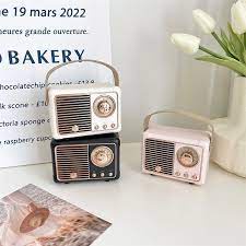 Loa Bluetooth Không Dây Mini Phong Cách Retro Hàn Quốc