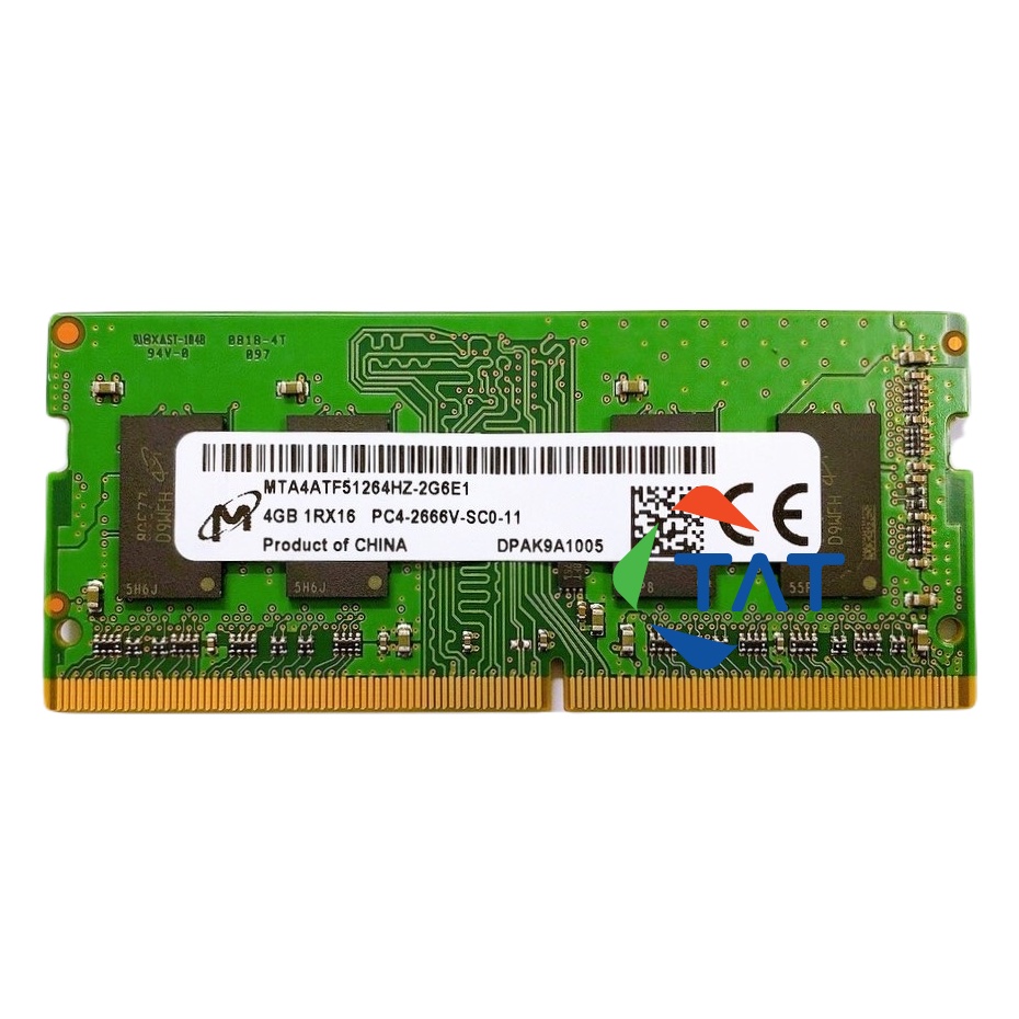 Ram Micron 4GB DDR4 2666MHz Laptop Macbook - Bảo hành 36 tháng