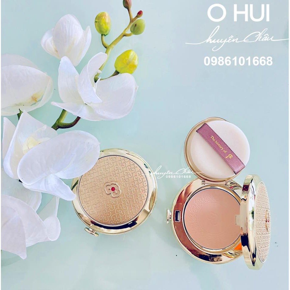 phấn phủ whoo vàng siêu mịn Whoo Mi two way Pact & Whoo Mi Powder pact