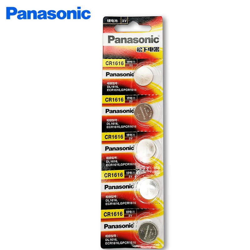 Pin Panasonic CR1616 Lithium 3V chính hãng vỉ 1 viên