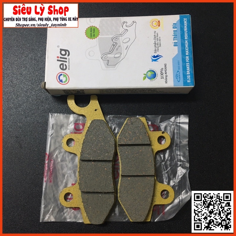 Bố thắng (Má phanh) Elig Trước và Sau Ex135 5s