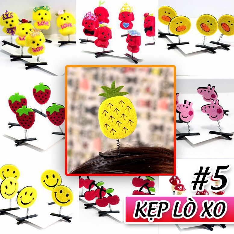 BỘ 2 CÁI KẸP TÓC XINH KUTE KHÓ ĐỠ CHO SELFIE P1166
