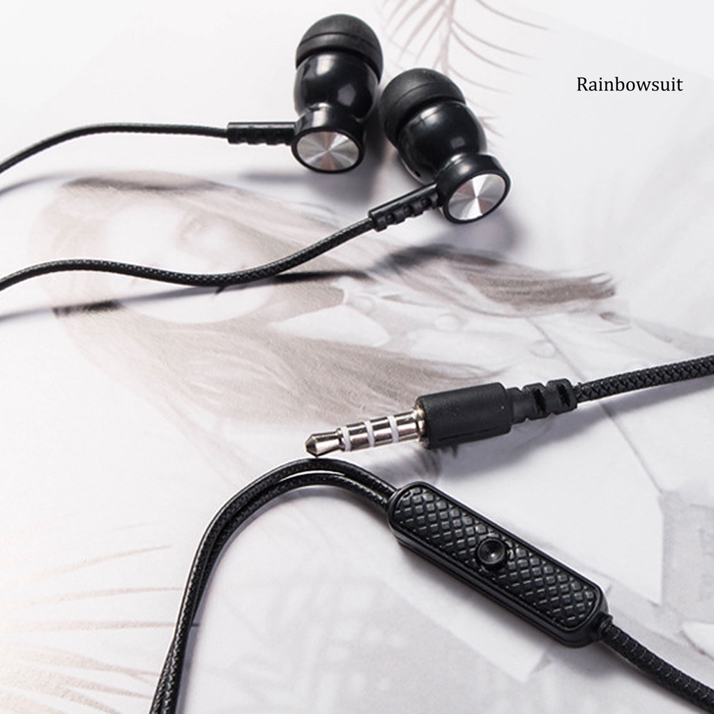 Tai Nghe Nhét Tai Rb- Y11 3.5mm Âm Thanh Siêu Trầm Có Dây Chất Lượng Cao