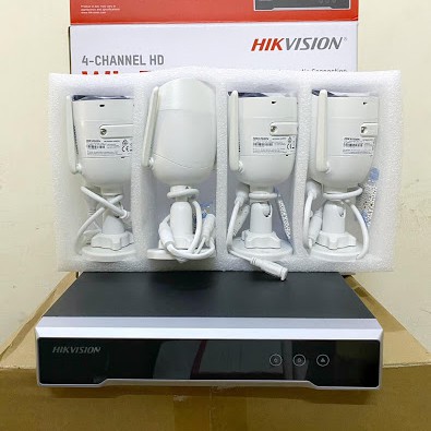 Bộ Kit 4 camera Wifi HIKVISION NK42W0H(D)-CHÍNH HÃNG-BẢO HÀNH 24 THÁNG