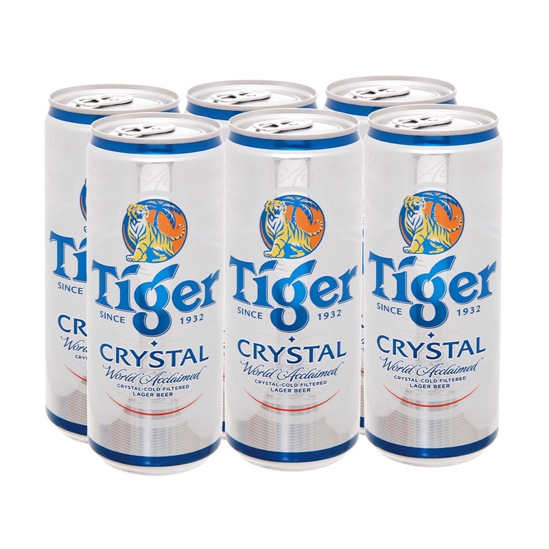 Bia Tiger Silver thùng 24 lon 330ml. Dành cho người trên 18 tuổi