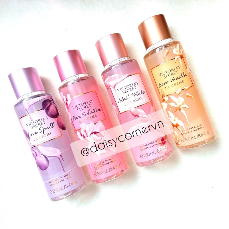 [🇺🇸A.U.T.H] Xịt thơm body mist V.ictoria’s Se.cret dòng La C.reme