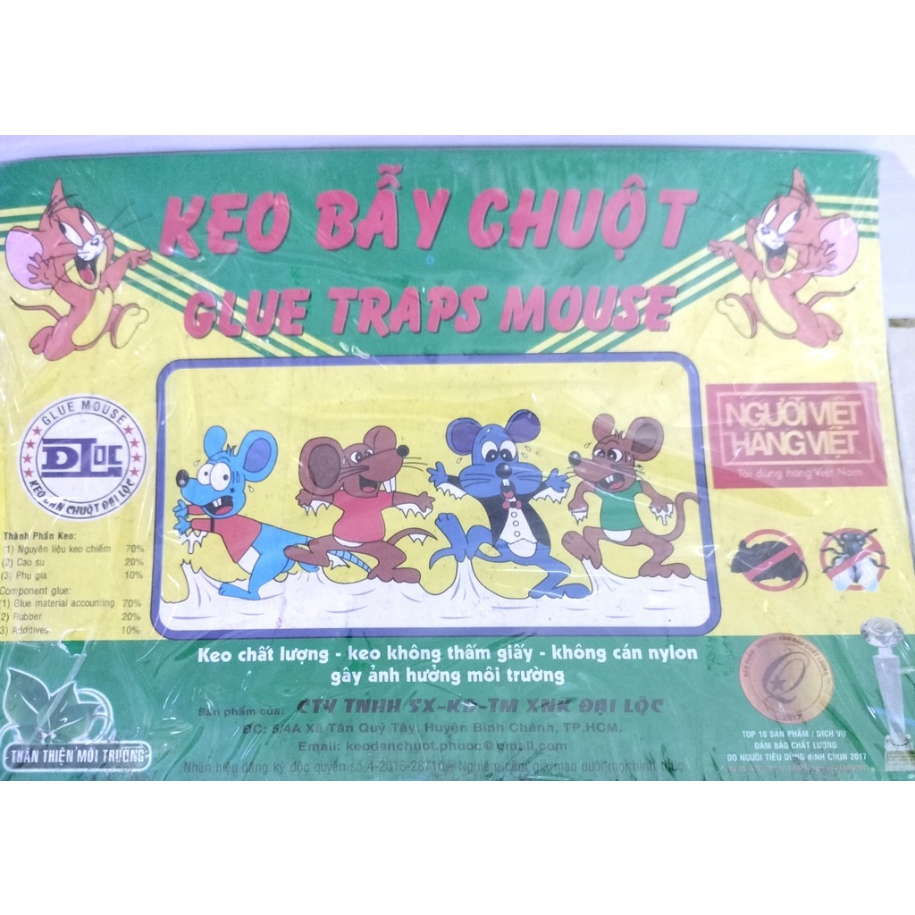 Combo 10 miếng keo dán chuột Đại Lộc