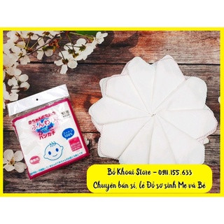 Khăn xô sữa Nhật trắng cho bé - Set 10 khăn xô sữa trắng cho bé - Bố Khoai Store