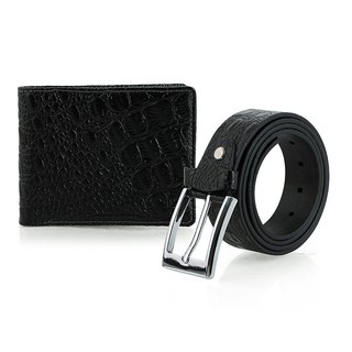 Combo thắt lưng + ví da nam cá sấu cbtlvdos03 - obito store 1