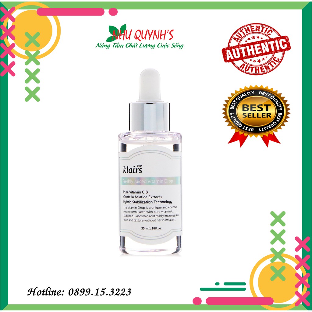 Tinh Chất Serum Klairs Freshly Juiced Vitamin Drop (35ml)